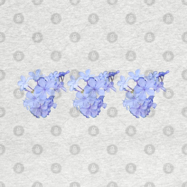 Three Bunches of Little Blue Flowers Photo by ellenhenryart